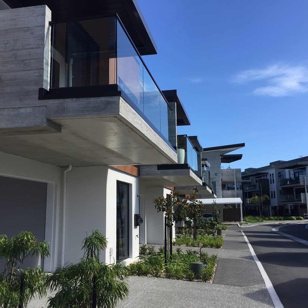 commercial building project balcony