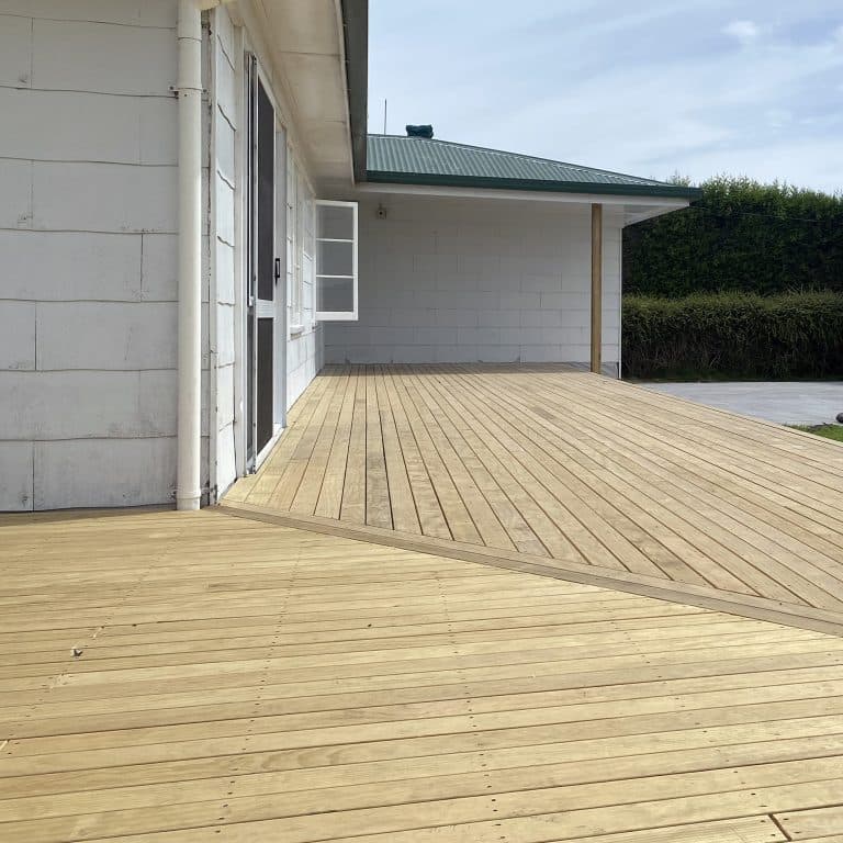 Rural Home Deck Addition